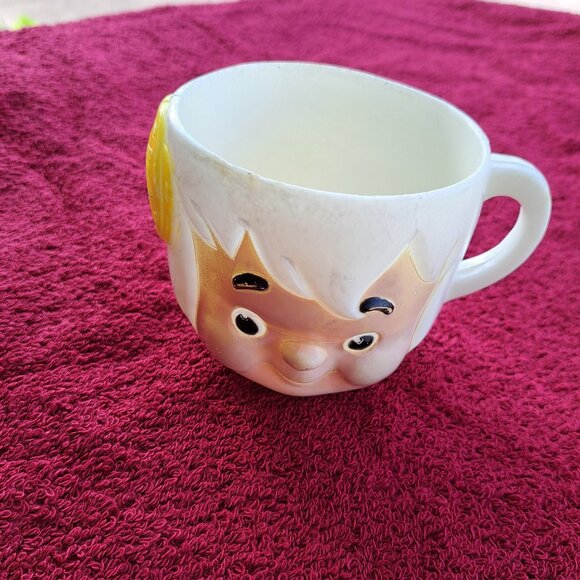 Vintage Pair Flintstones Pebbles And Bam Bam 1972 Plastic Vitamin Cups - Picture 12 of 14